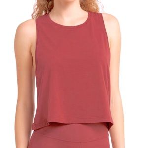 Zella crop swing tank top